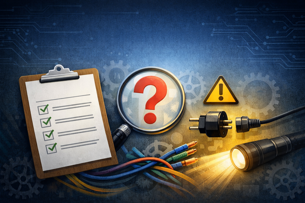 The Pre-Troubleshooting Checklist