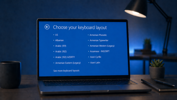Fix Windows “Choose Your Keyboard Layout” Boot Loop