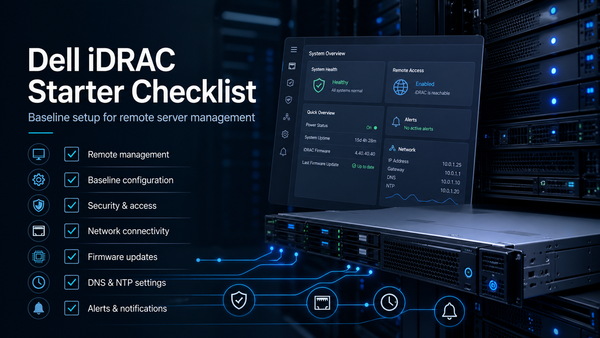 Dell iDRAC Starter Checklist