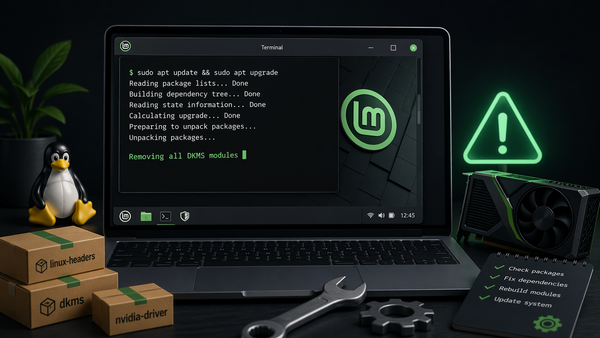 How to Fix Linux Mint Getting Stuck at “Removing all DKMS modules” During Updates